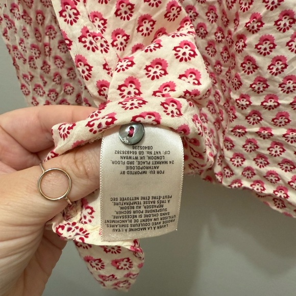 Anthropologie Maeve Laiken Henley Top size 4 - Picture 5 of 7